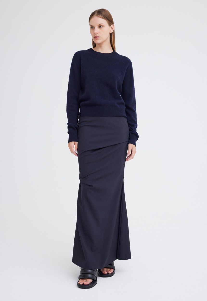 Jac + Jack Peter Cashmere Sweater - Darkest Navy